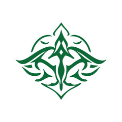 Abstract geometric design with fluid lines and vibrant colors, perfect for modern backgrounds.