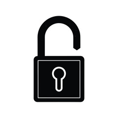 unlock open lock icon