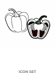 Pumpkin social media post and food vector design