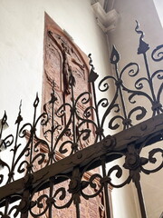 Even the protective grilles in the Peterskirche are an unsurpassed work of art.