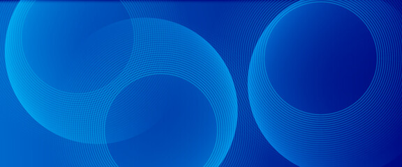Blue abstract background with circle lines combination. Vector illustration eps 10