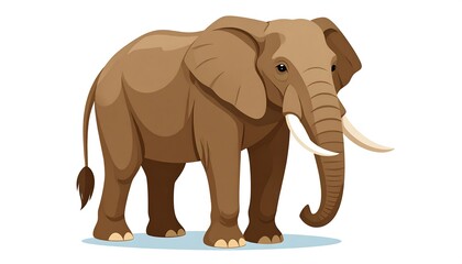 Obraz premium Cartoon elephant illustration