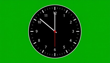 Clock, Green Screen, Time, 255, Background
