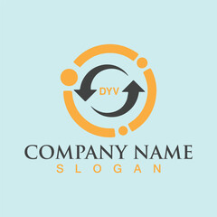 Obraz premium Handwritten letter logo design for professional