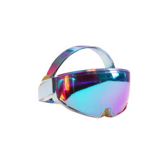 Iridescent Ski Goggles Futuristic Winter Sports Accessory