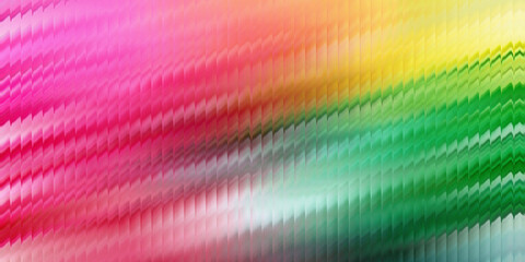 Obraz premium Vibrant abstract blend of pink green and yellow hues with textured lines creating a dynamic and energetic visual