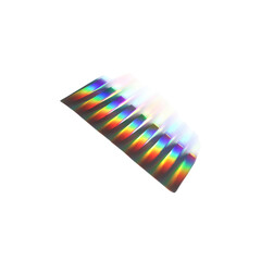 Abstract Rainbow Iridescent Object, Holographic Texture Background
