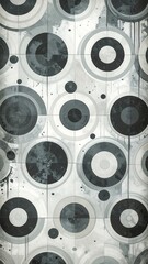 Abstract circles pattern