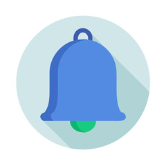 Blue Notification Bell Icon