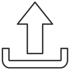 Upload Outline Icon