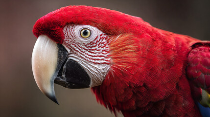 Fototapeta premium bird addaire app with the text of what makes these stunning birds so special discovery into vibrant world of scarlet macaws, hyper realistic, full color photo, mobile screen background