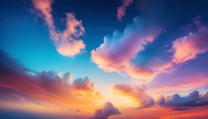 Colorful Abstract Sky Background