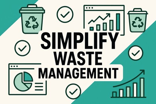 Simplify Waste Management Infographic Banner