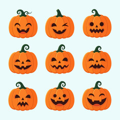 Halloween Pumpkin Character Collection