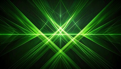 Abstract green light design