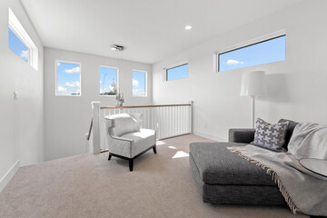 Living room with a chair and a couch