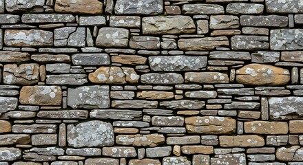 Fototapeta premium Rustic Stone Wall Texture Background Image.