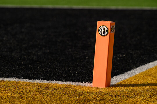 South Eastern Conference Football Orange Goal Marker SEC University of Missouri Mizzou