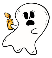 halloween pumpkin  cat autumn holiday, illustration, cartoon ghost, out line, sticker