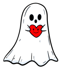 halloween pumpkin  cat autumn holiday, illustration, cartoon ghost, out line, sticker