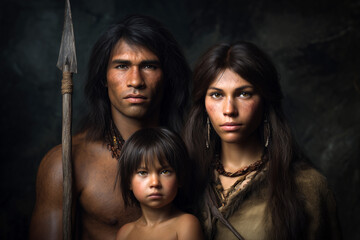 Portrait d'un couple d'Homo sapiens d'Asie d'il y a 2000 ans