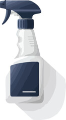 Spray bottle container isolated on white background for cleaning use