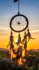 Dreamcatcher at sunset (1)
