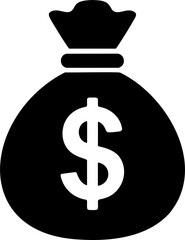 Money icon PNG with transparent background, flat currency symbol, cash and finance concept, digital currency illustration, banking, business, payment symbol for web and apps