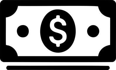Money icon PNG with transparent background, flat currency symbol, cash and finance concept, digital currency illustration, banking, business, payment symbol for web and apps