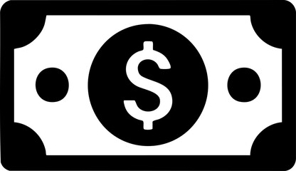 Money icon PNG with transparent background, flat currency symbol, cash and finance concept, digital currency illustration, banking, business, payment symbol for web and apps