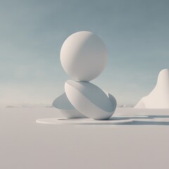 abstract scene 3d