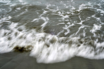 water flowing into the water