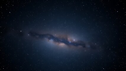 Elegant, luminous chains of star clusters weaving through the velvet blackness of space like a celestial necklace.