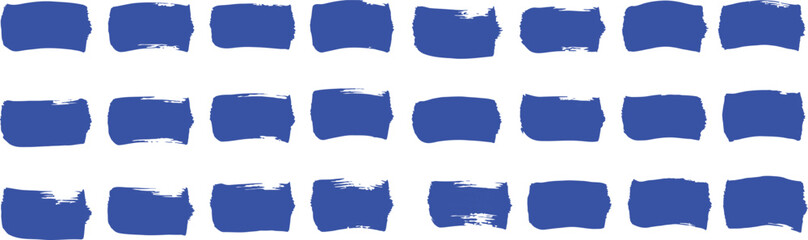 Indigo Brush Stroke Pattern – Hand Painted Blocks, Minimal Abstract Background