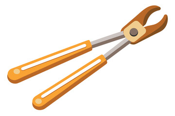 Colorful Illustration of Groove Joint Pliers A Versatile Tool for Gripping and Turning Objects With Ribbed Handles