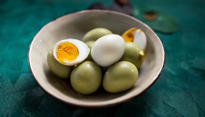 Close Up Of Balut A Filipino Delicacy Of Fertilized Duck Eggs With One Cracked Open Revealing The Embryo Authentic And Culinary Focus