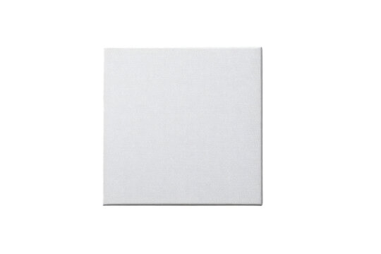 Blank, square, off-white panel.  A simple,  matte  surface