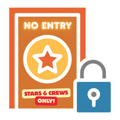 no entry, no enter, no enter stars only, stars