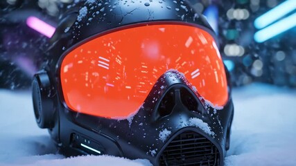 Futuristic Winter Helmet: Cold Weather Protection
