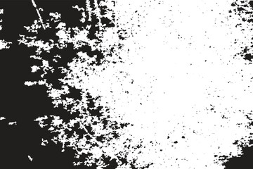 Fototapeta premium Grunge background of black and white, Sketch grunge design. Abstract vector illustration. Texture of cracks, scratches, chips, scuffs, dust, dirt