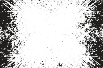 Grunge background of black and white, Sketch grunge design. Abstract vector illustration. Texture of cracks, scratches, chips, scuffs, dust, dirt