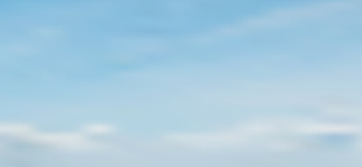 A serene sky of delicate blues blending smoothly with subtle white clouds creates a soft, calming atmosphere conveying vastness and gentle airiness in a blurred, peaceful scene