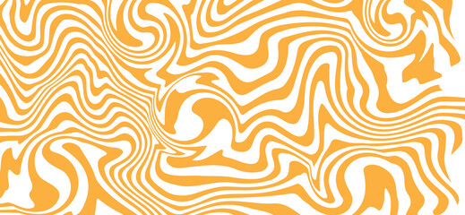 Fototapeta premium Abstract flowing pattern with vibrant golden-yellow and white wavy lines creates a visually engaging and dynamically mesmerizing background ideal for a range of creative projects