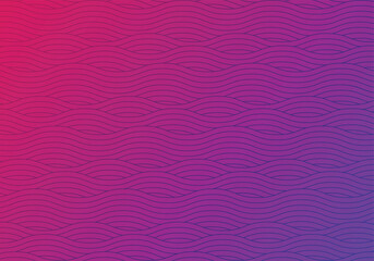 Colorful Abstract Wave Line Art – Minimalist Geometric Curved Lines – Modern Vector Pattern for Backgrounds, Posters, and Design