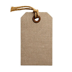 Blank tag for labeling items in a creative workspace or craft project activity