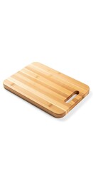 Rustic wooden cutting board with a natural grain pattern perfect for food preparation and serving dishes.