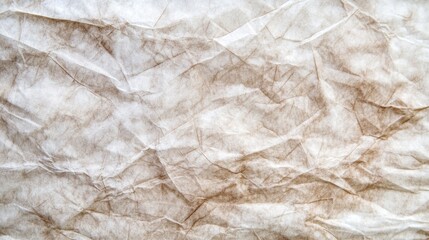 Crumpled brown paper texture background