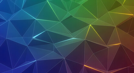 Abstract geometric background with vibrant colors and modern polygonal shapes, perfect for design