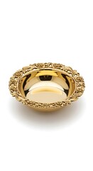 Exquisite vintage gold ring adorned with intricate detailing and a luminous center stone.