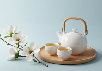 Fototapeta premium Magnolia Tea Serenity